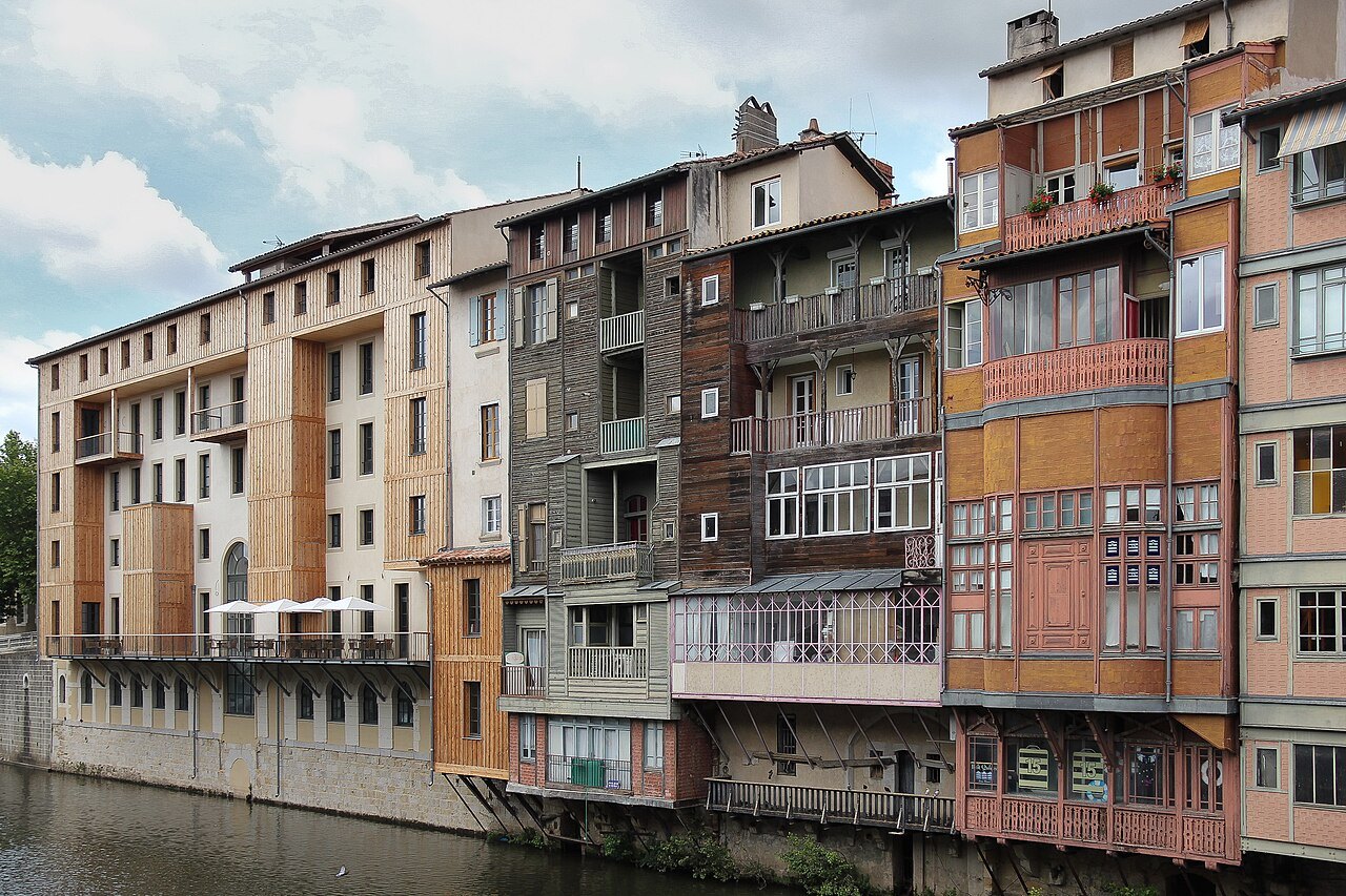 Les maisons sur l’Agout à Castres